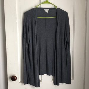 Women’s M H&M Basic Grey Long Sleeve Cardigan